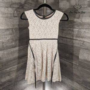 Speechless Lacy Dress with Black Ribbon